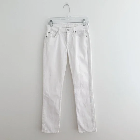 7 For All Mankind White Jeans - Picture 2 of 9